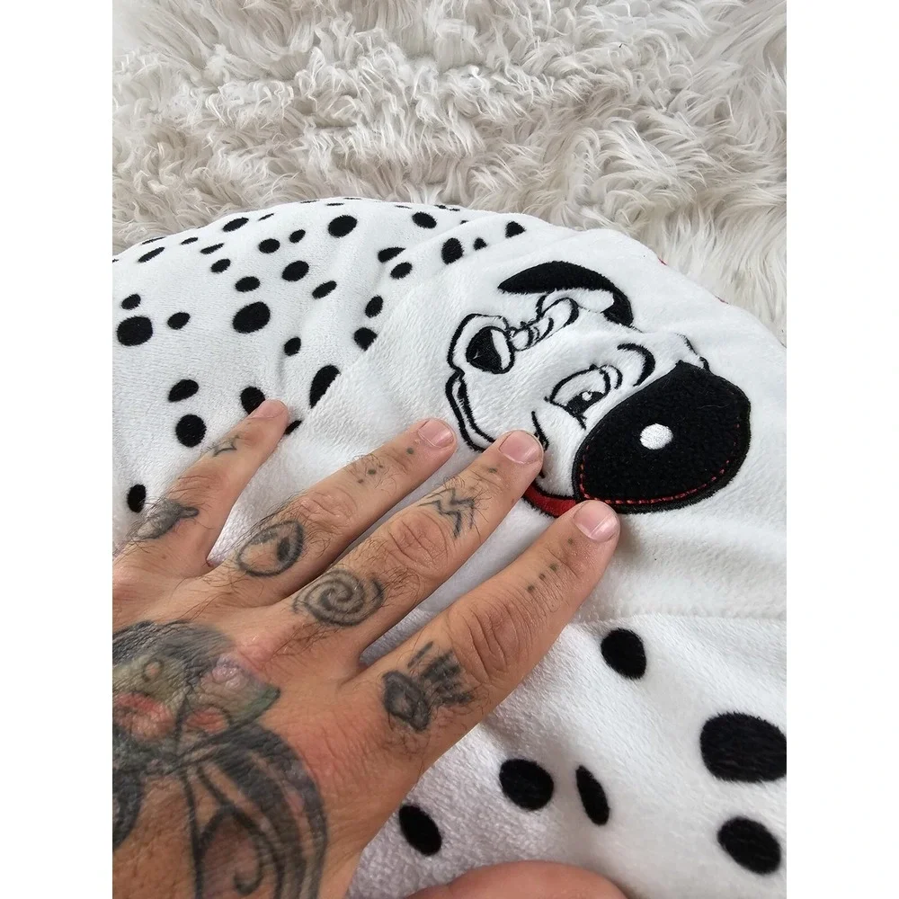 Super Rare Vintage Disney 101 Dalmatians Premium Spotted Pillow Cushion Bedding